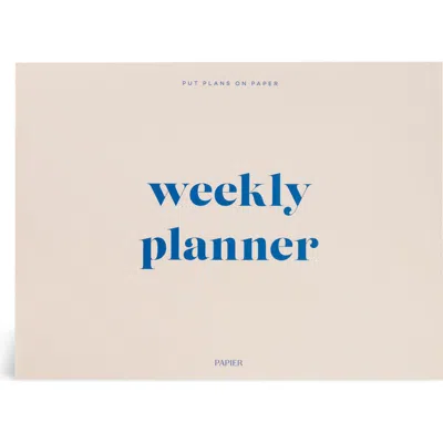 Papier Joy Desk Planner In Brown