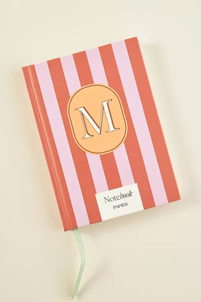 Papier Monogram Journal In Red