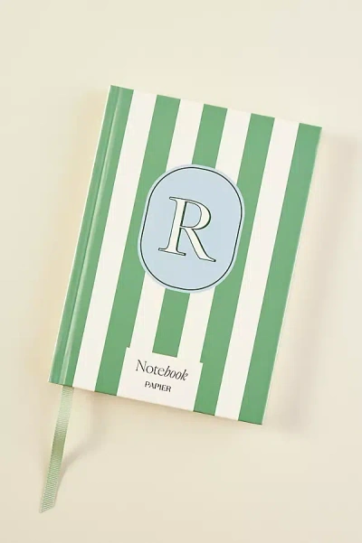 Papier Monogram Journal In Green