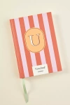Papier Monogram Journal In Red