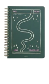 Papier Off Piste Spiral Travel Journal In Green