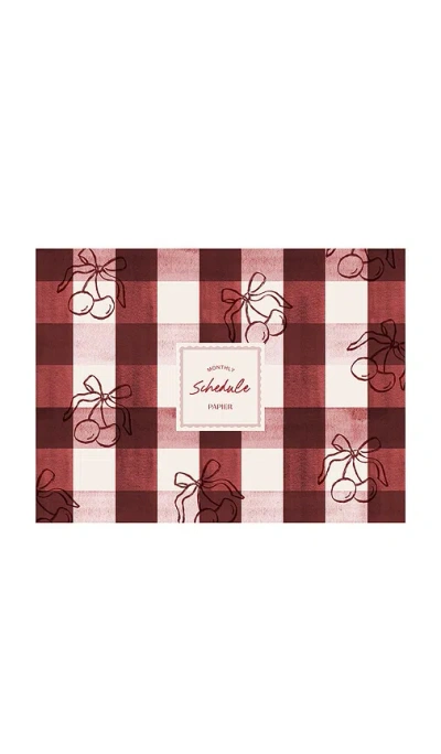 Papier Picnic Productivity Monthly Planning Pad In Multi