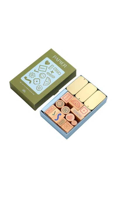 Papier Planner Stamp Set In Multi