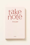 Papier Plans & Notes Faux-leather Pocket Journal In White