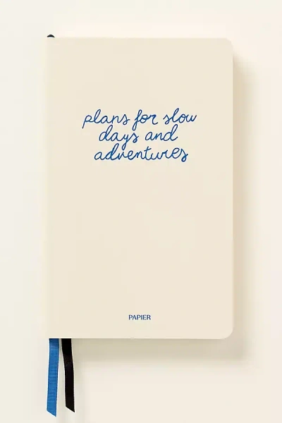 Papier Plans For Slow Days Notebook