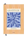 Papier Stay Grounded Hardcover Gratitude Journal In Orange