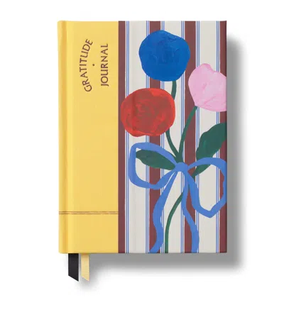 Papier Stripe Bouquet Gratitude Journal In Multi
