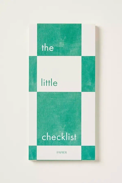 Papier The Little Checklist Daily Productivity List Pad In Multi