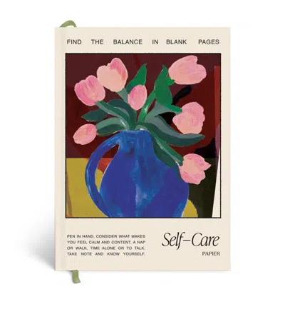 Papier Tulip Vase Wellness Journal In Multi