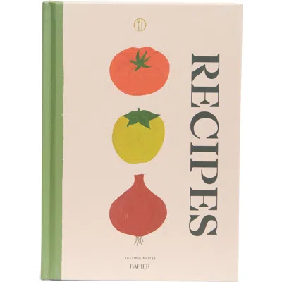 Papier Vegetable Medley Recipe Journal In Multi