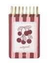 Papier Very Cherry Spiral Notepad In Pink