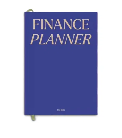 Papier Wonder Finance Planner In Blue