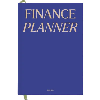 Papier Wonder Finance Planner In Blue