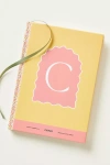 Papier X Anthropologie Monogram Journal In Yellow