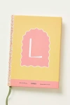 Papier X Anthropologie Monogram Journal In Yellow