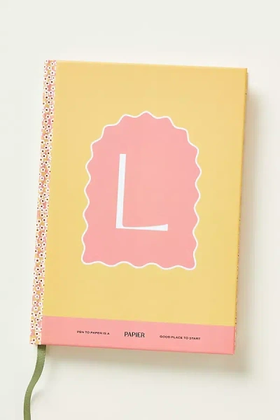 Papier X Anthropologie Monogram Journal