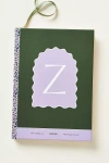 Papier X Anthropologie Monogram Journal In Green