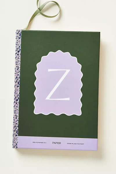 Papier X Anthropologie Monogram Journal