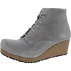Papillio By Birkenstock Edith Womens Suede Lace Up Ankle Boots In Gray