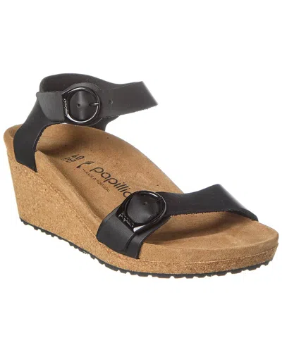 Papillio By Birkenstock Soley Leather Sandal In Black