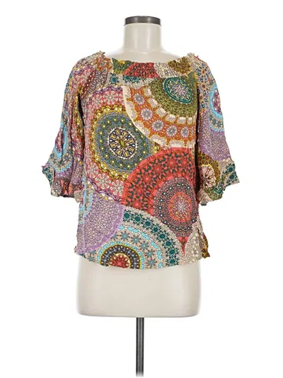 Pre-owned Papillon 3/4 Sleeve T-shirt In Ivory