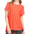 Papillon Bamboo Top In Coral In Pink