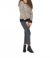 Papillon Boucle Crew Sweater In Multi In Multi