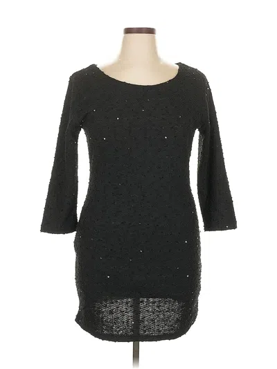 Pre-owned Papillon Casual Dress In Black