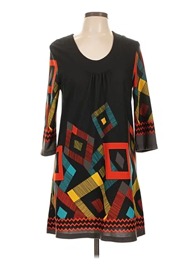 Pre-owned Papillon Casual Dress In Black