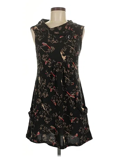 Pre-owned Papillon Casual Dress In Black