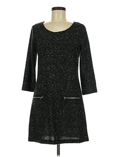 Pre-owned Papillon Casual Dress In Black