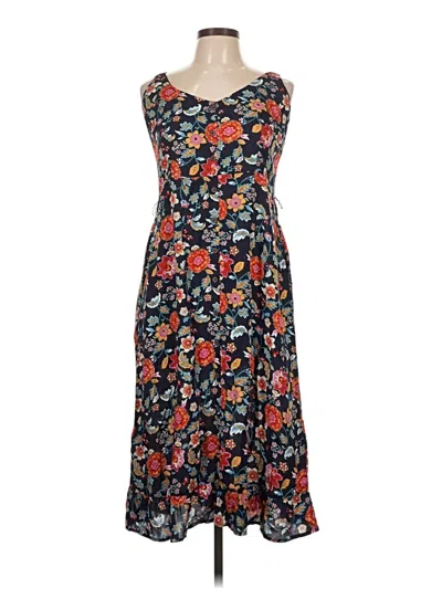 Pre-owned Papillon Casual Dress In Black