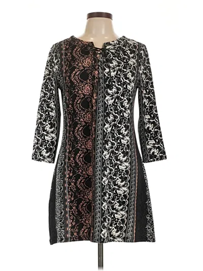 Pre-owned Papillon Casual Dress In Black