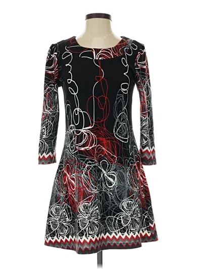 Pre-owned Papillon Casual Dress In Black