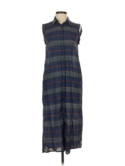 Pre-owned Papillon Casual Dress In Blue