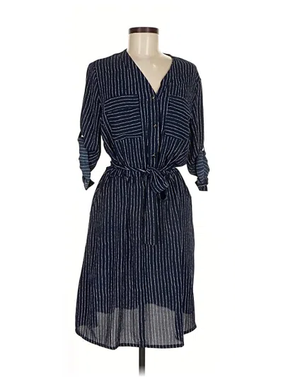 Pre-owned Papillon Casual Dress In Blue