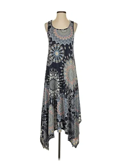 Pre-owned Papillon Casual Dress In Blue