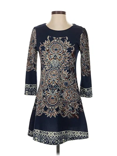 Pre-owned Papillon Casual Dress In Blue