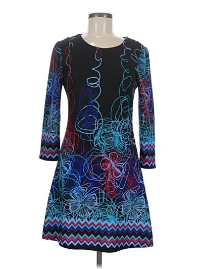 Pre-owned Papillon Casual Dress In Blue