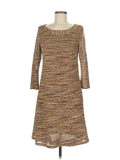 Pre-owned Papillon Casual Dress In Brown
