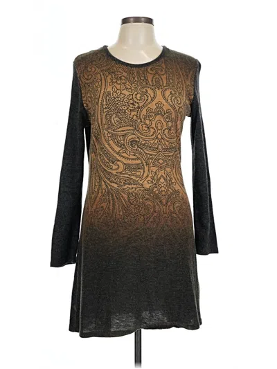 Pre-owned Papillon Casual Dress In Brown