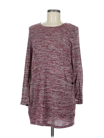 Pre-owned Papillon Casual Dress In Burgundy