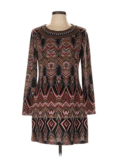 Pre-owned Papillon Casual Dress In Burgundy