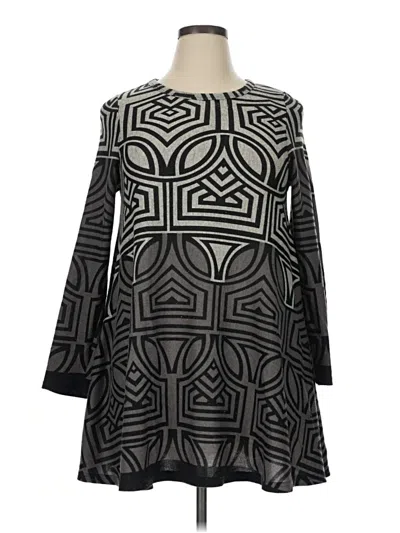 Pre-owned Papillon Casual Dress In Gray