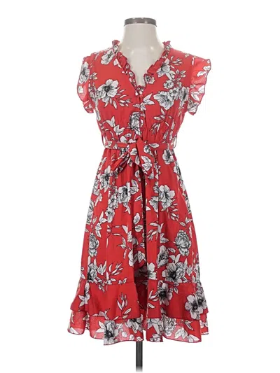 Pre-owned Papillon Casual Dress In Red