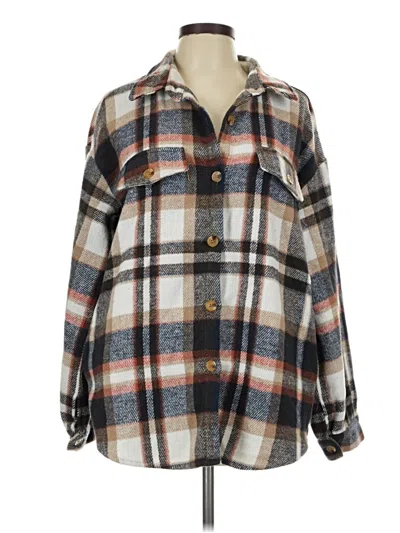 Pre-owned Papillon Coat In Gray