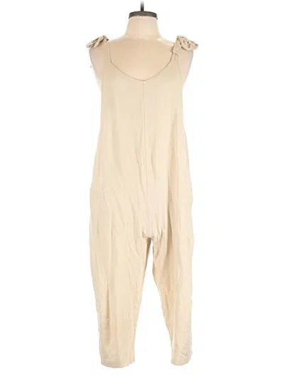 Pre-owned Papillon Jumpsuit In Ivory