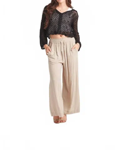 Papillon Open Pointelle Knit Long Sleeve Cardigan In Black