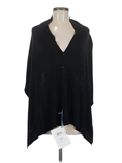 Pre-owned Papillon Poncho In Black
