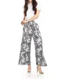 Papillon Sonya Wide Leg Pants In Black In Black